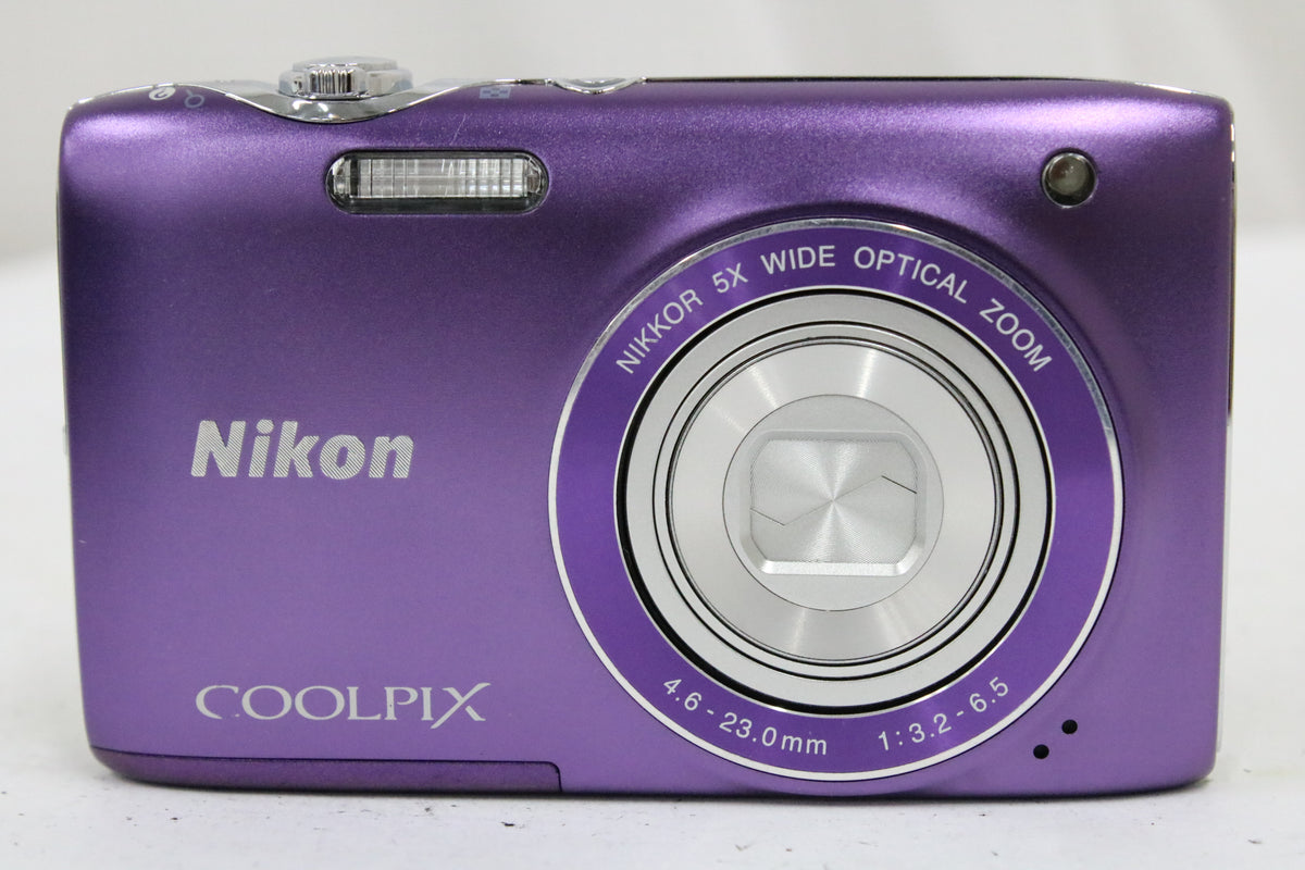 ニコン Nikon COOLPIX S3100 5x パープル バッテリー付き コンパクトデジタルカメラ 2