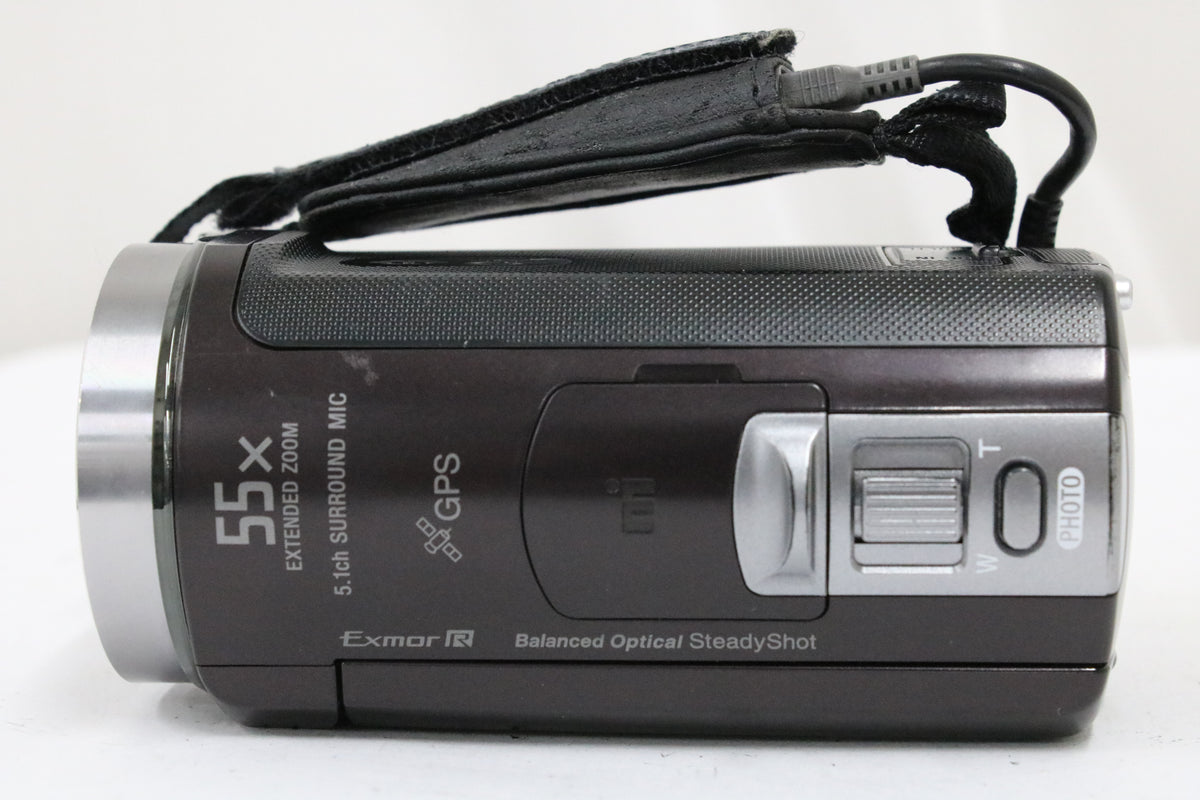 ソニー Sony Handycam HDR-CX430V 55x ボルドーブラウン 付属品多数 ビデオカメラ 6