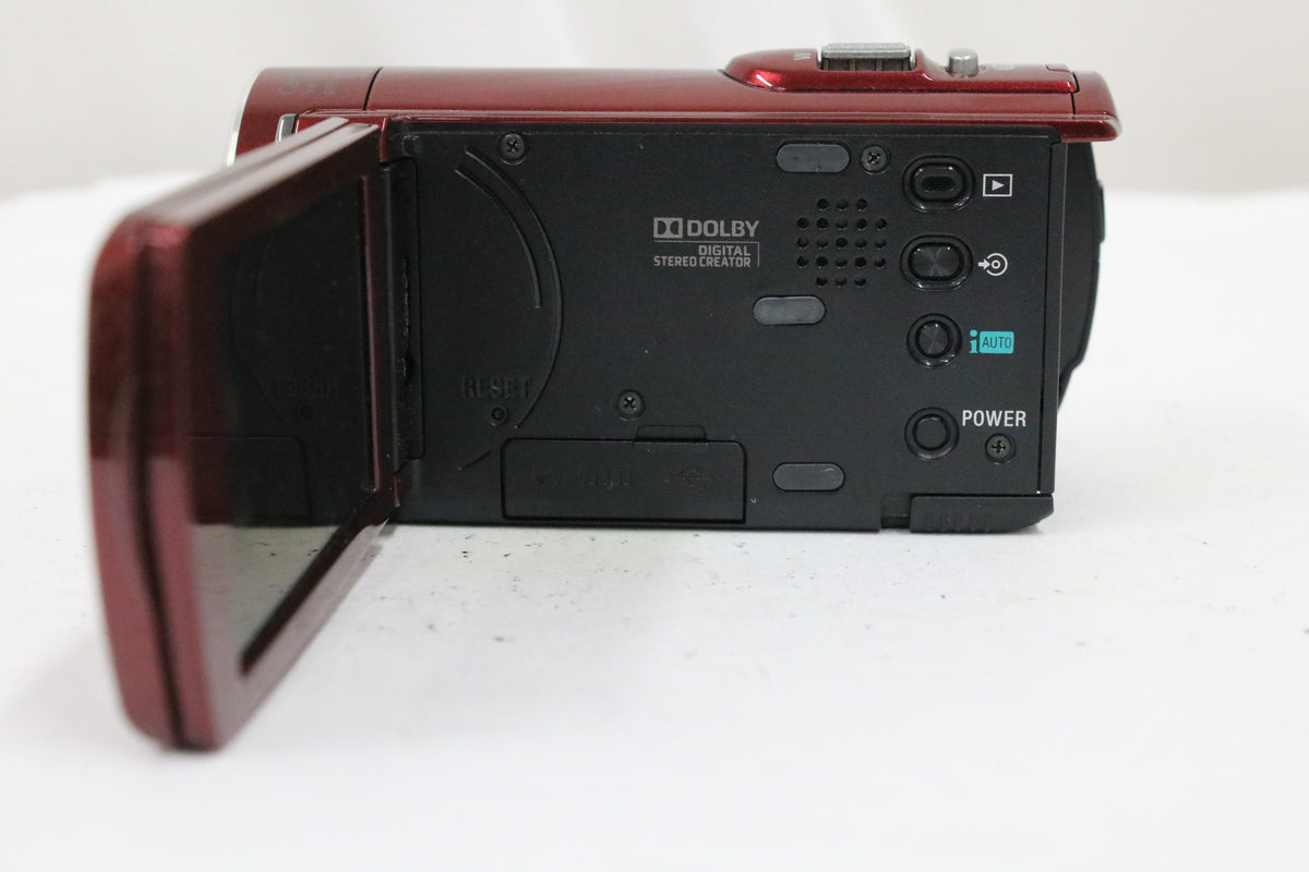 ソニー Sony Handycam HDR-CX370V 12x ボルドーブラウン 付属品多数 ビデオカメラ 5