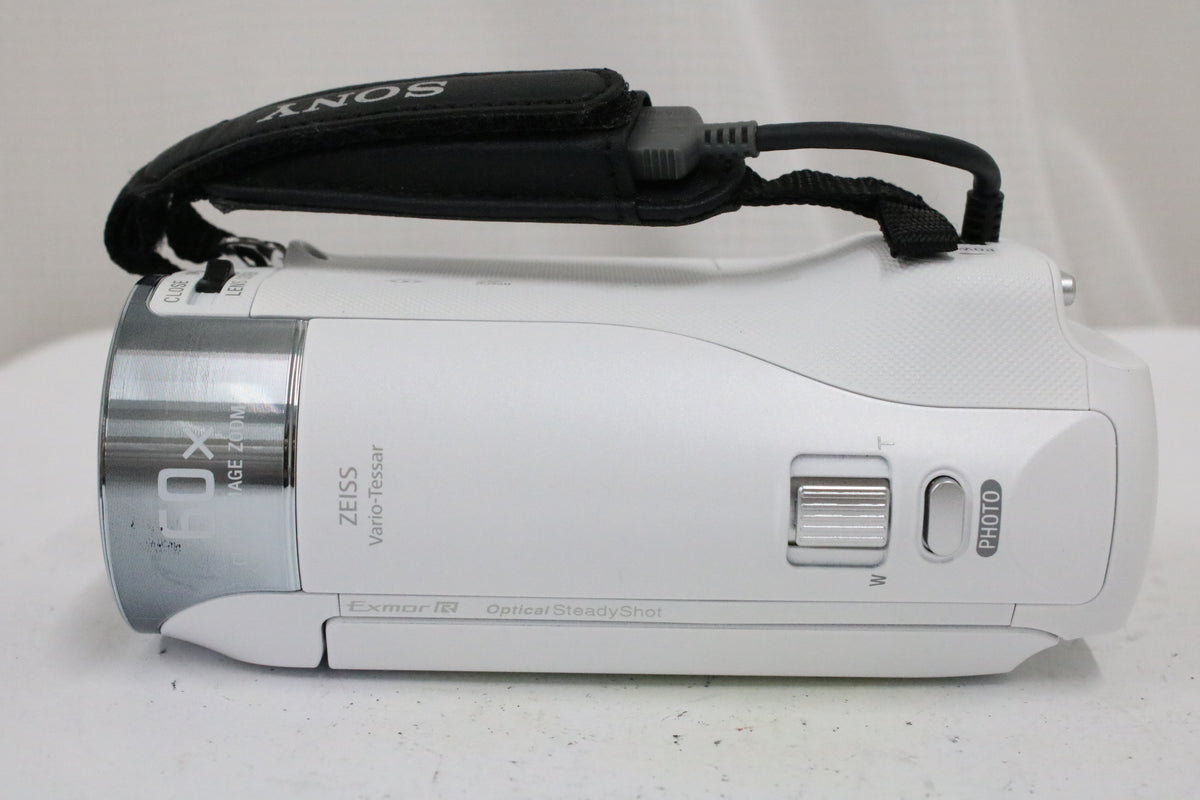 ソニー Sony Handycam HDR-CX470 60x ホワイト バッテリー付き ビデオカメラ 6