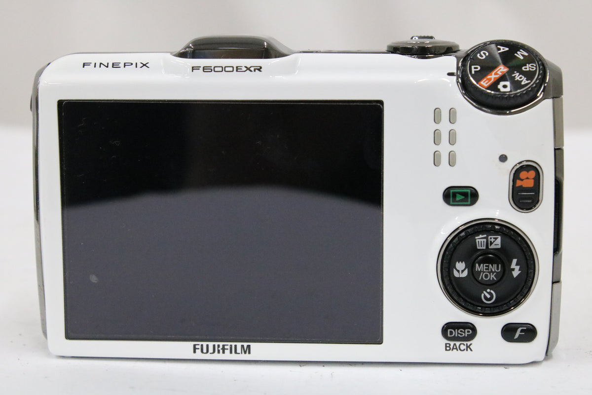 フジフィルム Fujifilm FINEPIX F600EXR 15x ホワイト バッテリー付き コンパクトデジタルカメラ 4