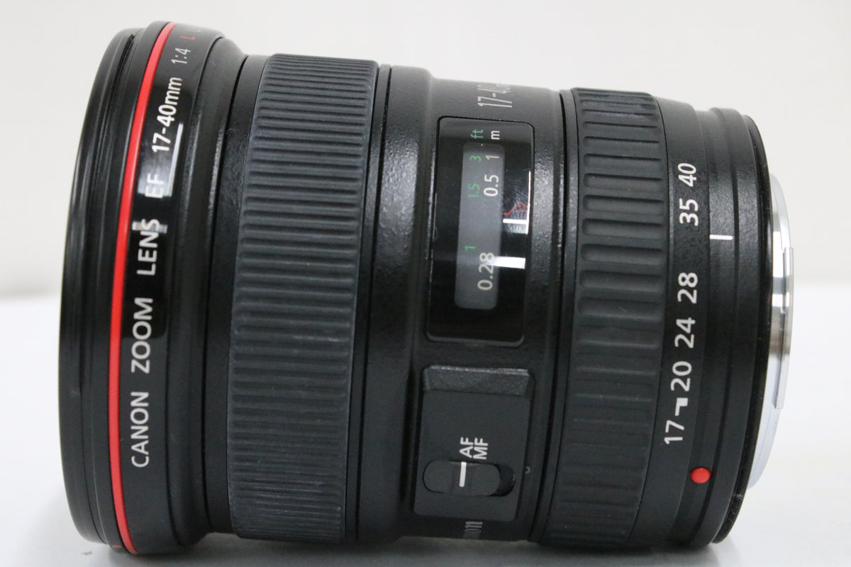 キャノン Canon EF LENS 17-40mm F4 L フード・前後キャップ付き レンズ 6