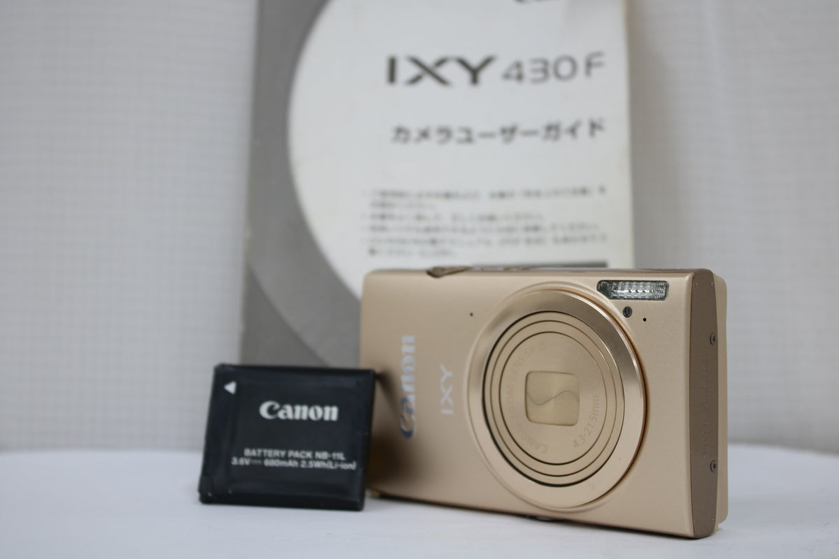 キャノン Canon IXY 430 F 5x ゴールド バッテリー付き コンパクトデジタルカメラ 1
