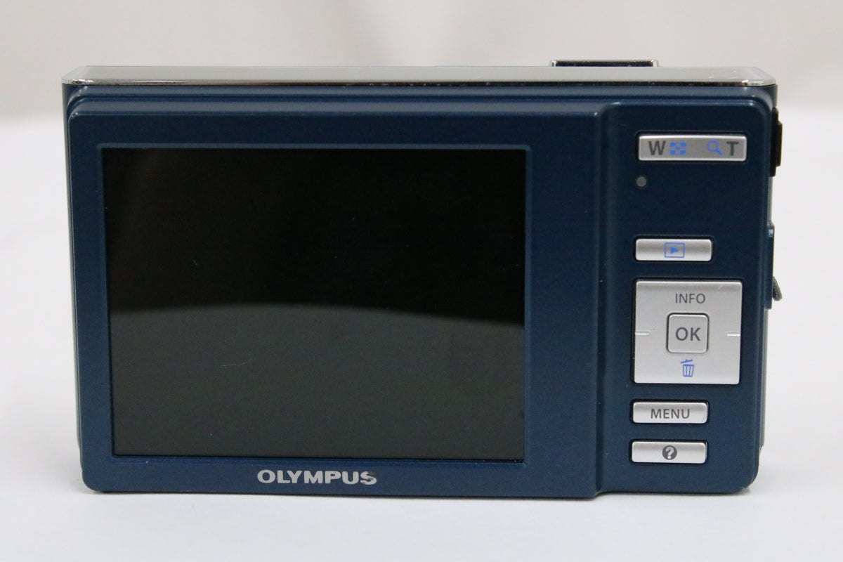 オリンパス Olympus FE-4020 4x WIDE ライトブルー バッテリー付き コンパクトデジタルカメラ 4
