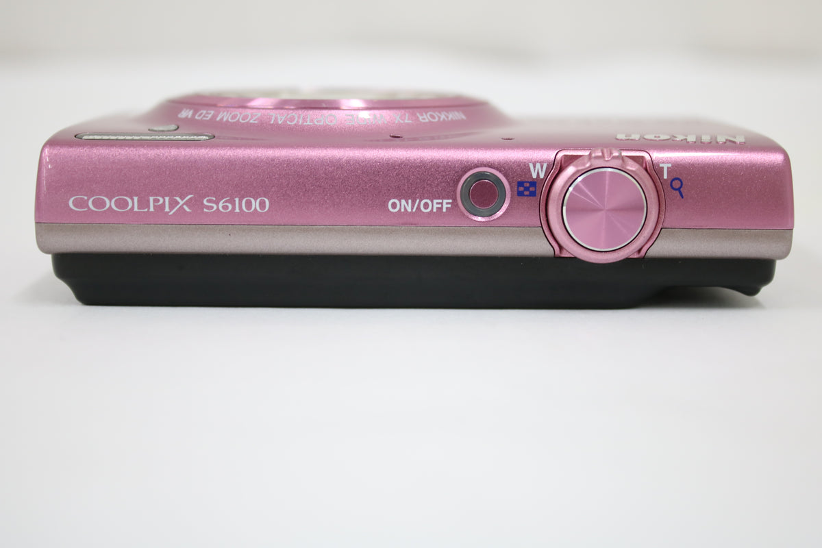 ニコン Nikon COOLPIX S6100 7x ピンク バッテリー付き コンパクトデジタルカメラ 6