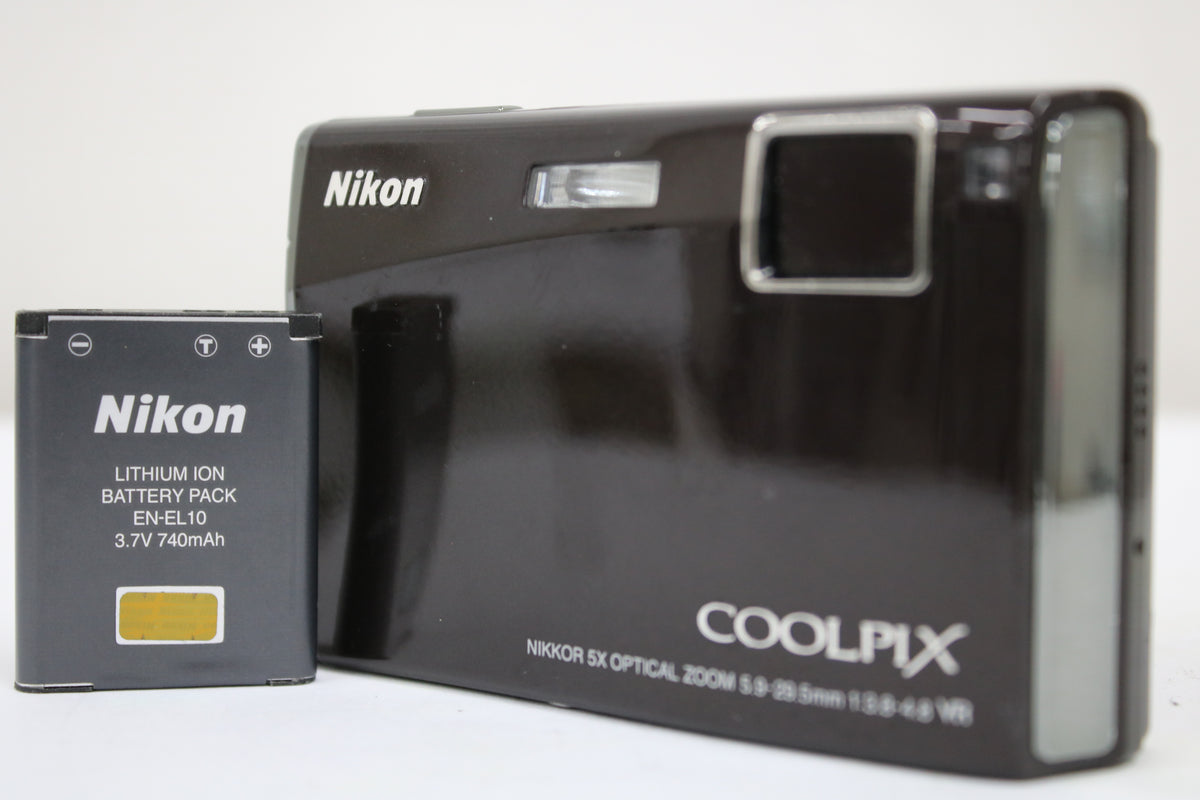 ニコン Nikon COOLPIX S60 5x パープリッシュブラック バッテリー付き コンパクトデジタルカメラ 1