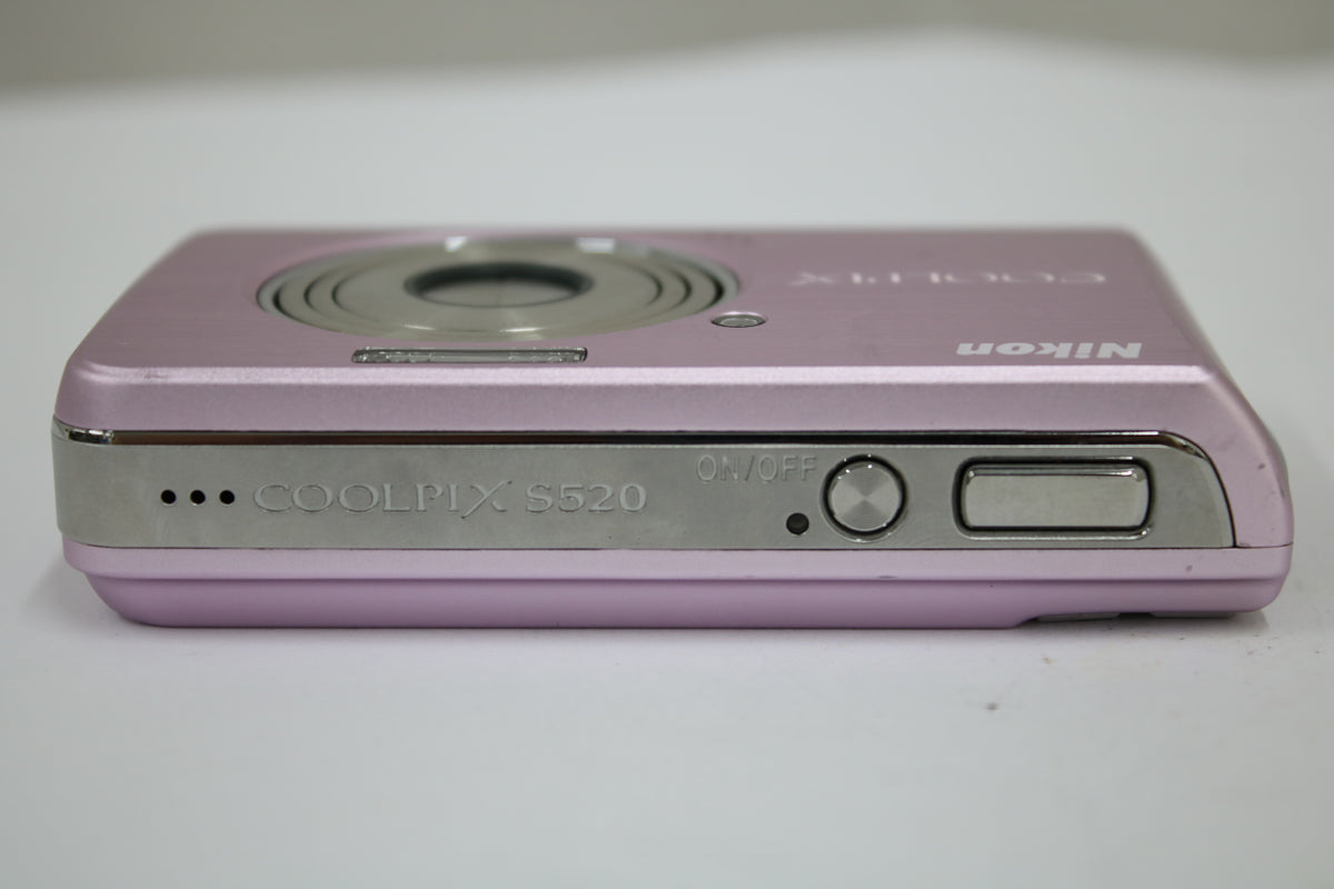 ニコン Nikon COOLPIX S520 3x ピンク バッテリー付き コンパクトデジタルカメラ 6