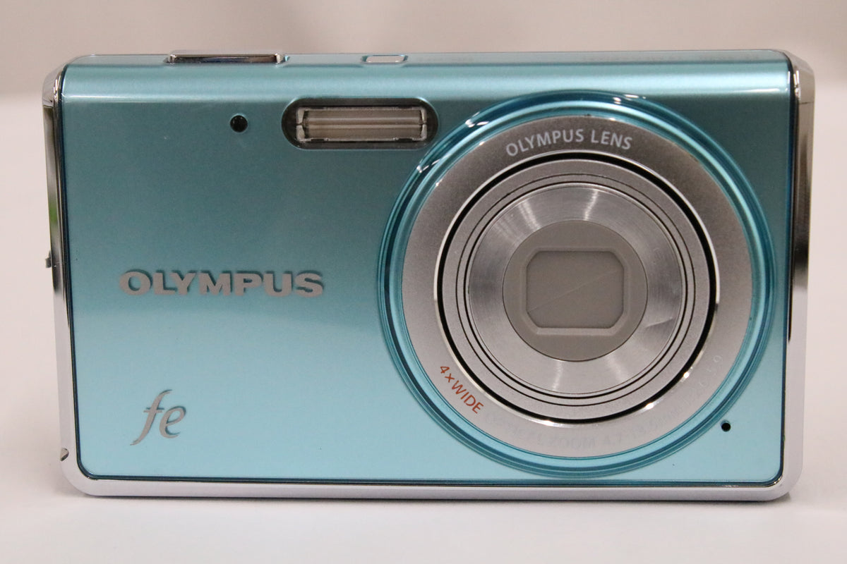オリンパス Olympus FE-4020 4x WIDE ライトブルー コンパクトデジタルカメラ 2