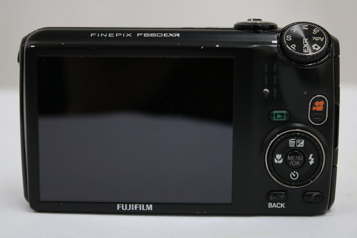 フジフィルム Fujifilm FINEPIX F660EXR 15x ブラック バッテリー付き コンパクトデジタルカメラ 4
