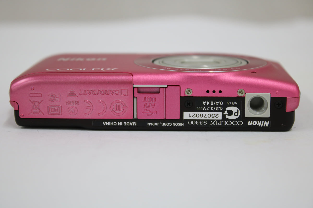 ニコン Nikon COOLPIX S3300 6x ピンク バッテリー付き コンパクトデジタルカメラ 7