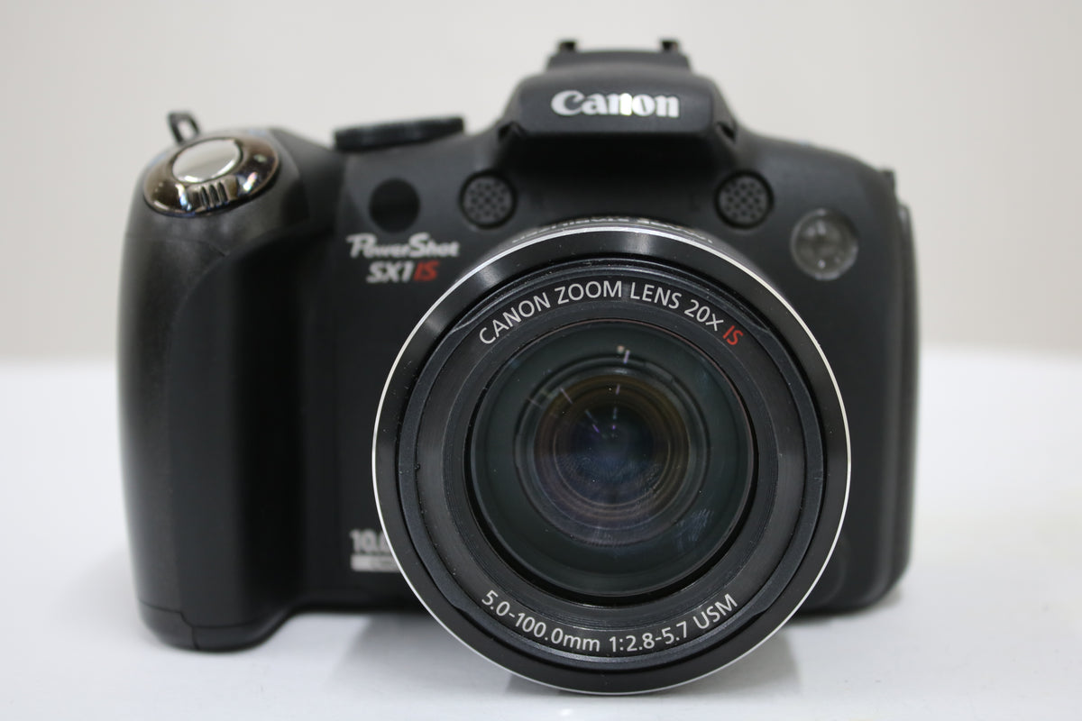 【便利な単三電池で使用可】キャノン Canon PowerShot SX1 IS 20x ブラック コンパクトデジタルカメラ 2