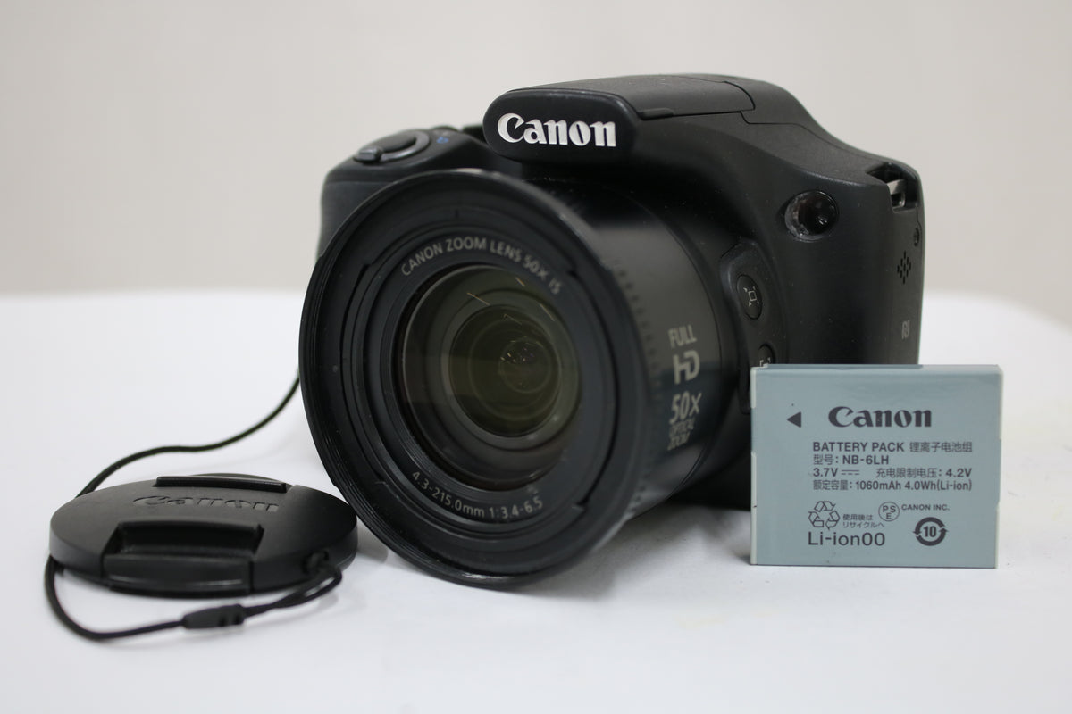キャノン Canon PowerShot SX530 HS 50x ブラック バッテリー付き コンパクトデジタルカメラ 1