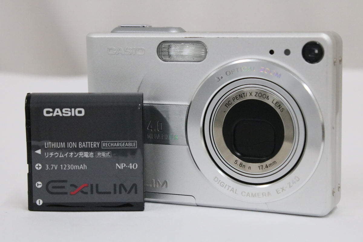 カシオ Casio EXILIM EX-Z40 3x バッテリー付き コンパクトデジタルカメラ 1