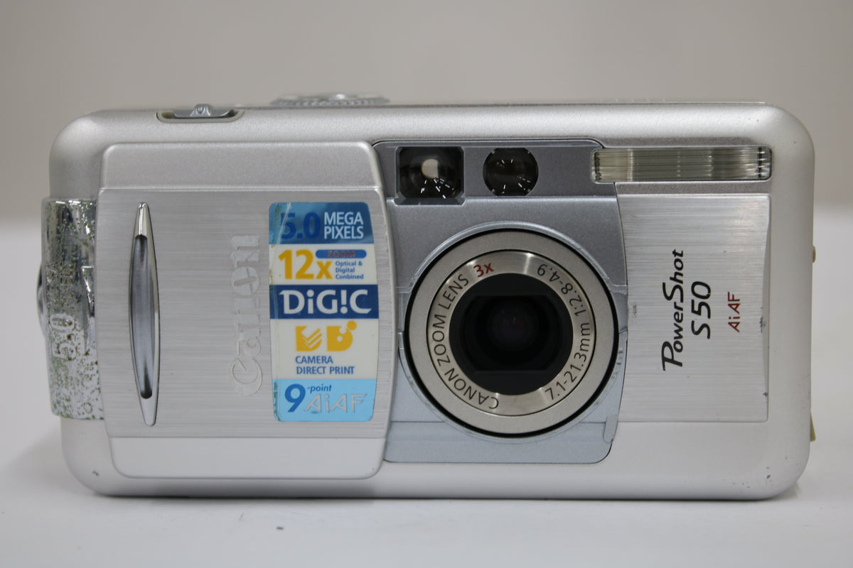 キャノン Canon Power Shot S50 3x バッテリー付き コンパクトデジタルカメラ 2