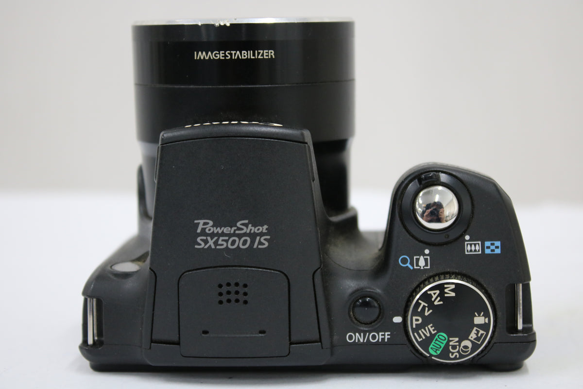 キャノン Canon PowerShot SX500 IS 30x ブラック バッテリー付き コンパクトデジタルカメラ 6