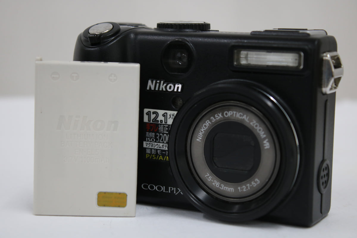 ニコン Nikon COOLPIX P5100 3.5x ブラック バッテリー付き コンパクトデジタルカメラ 1