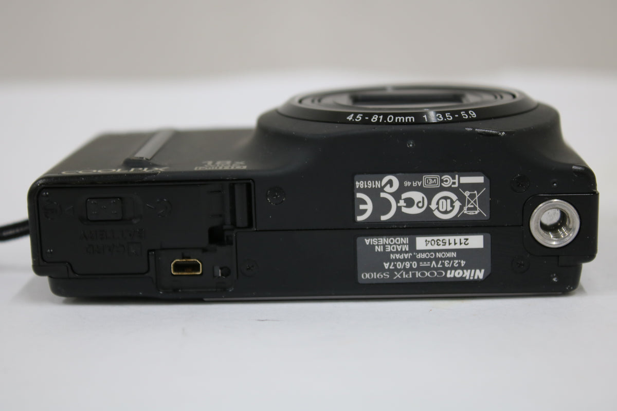 ニコン Nikon COOLPIX S9100 18x ブラック 付属品多数 コンパクトデジタルカメラ 7