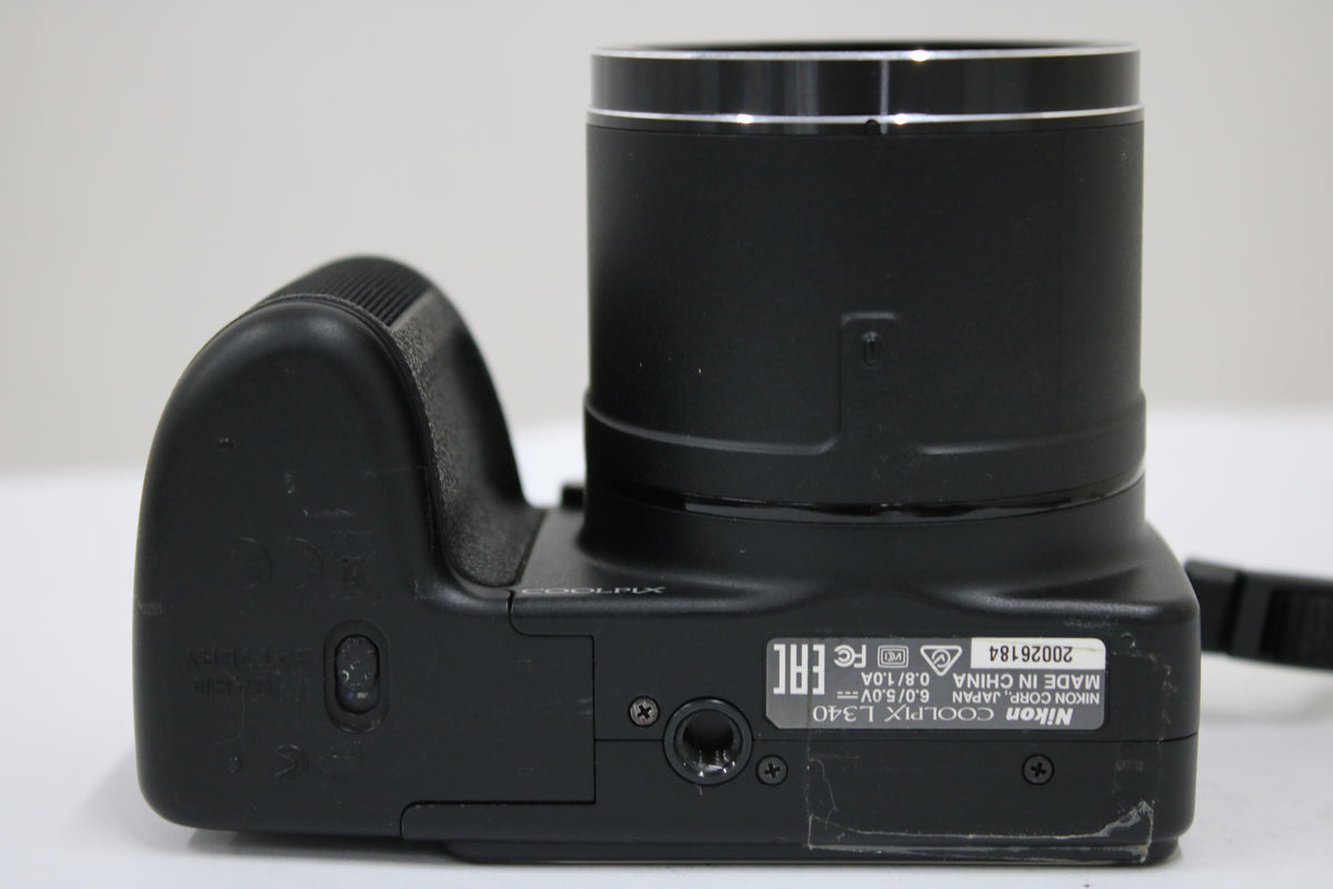 【便利な単三電池で使用可】ニコン Nikon COOLPIX L340 28x ブラック コンパクトデジタルカメラ 7