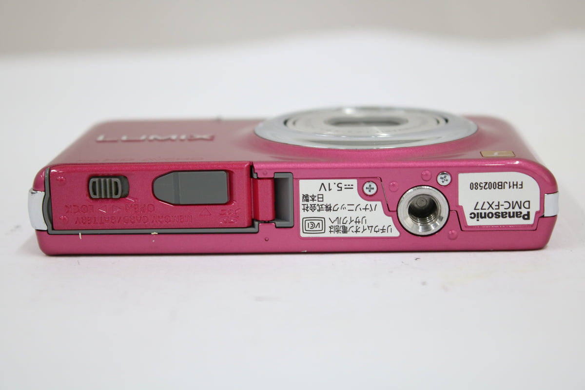 パナソニック Panasonic LUMIX DMC-FX77 ピンク バッテリー付き コンパクトデジタルカメラ 7