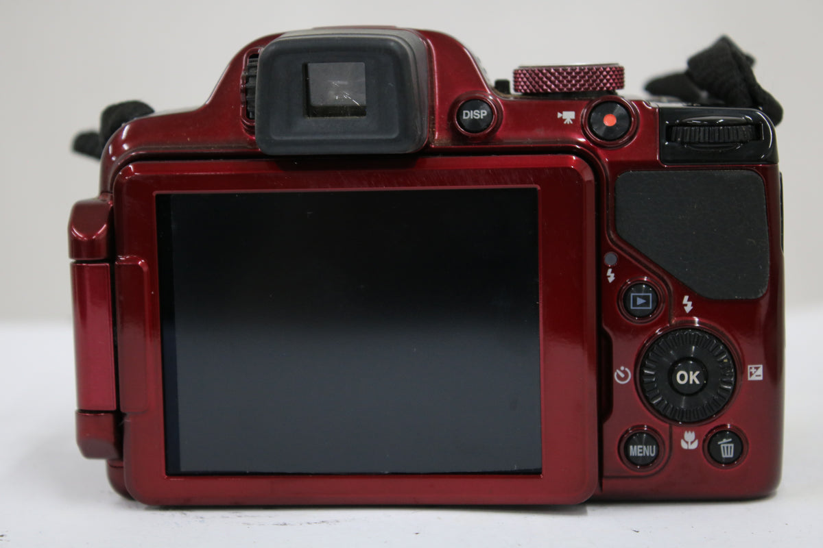ニコン Nikon COOLPIX P520 42x レッド バッテリー付き コンパクトデジタルカメラ 4
