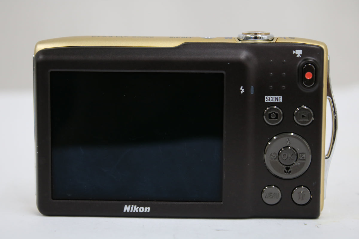ニコン Nikon COOLPIX S3300 6x ゴールド バッテリー付き コンパクトデジタルカメラ 4