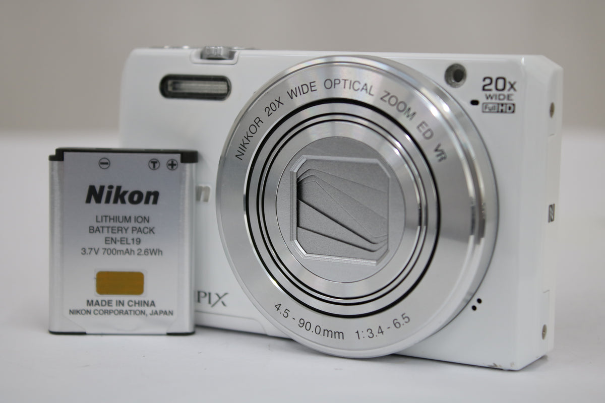 ニコン Nikon COOLPIX S7000 20x ホワイト バッテリー付き コンパクトデジタルカメラ 1