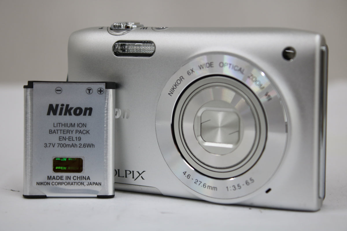 ニコン Nikon COOLPIX S3300 6x バッテリー付き コンパクトデジタルカメラ 1