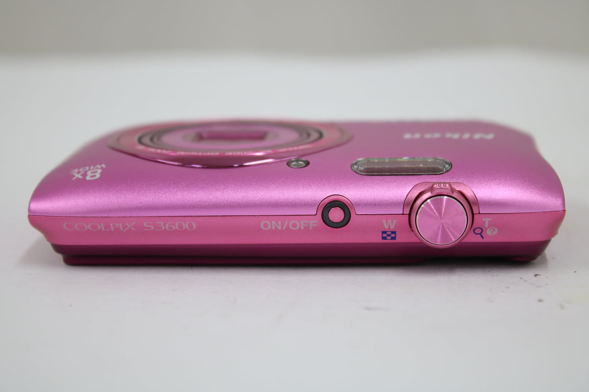 ニコン Nikon COOLPIX S3600 8x ピンク バッテリー付き コンパクトデジタルカメラ 6