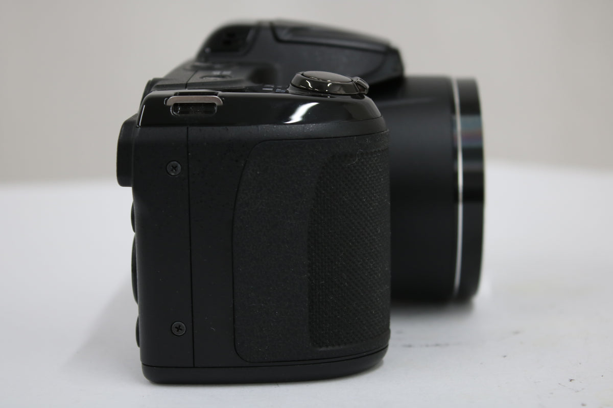 【便利な単三電池で使用可】ニコン Nikon COOLPIX L320 26x ブラック コンパクトデジタルカメラ 3