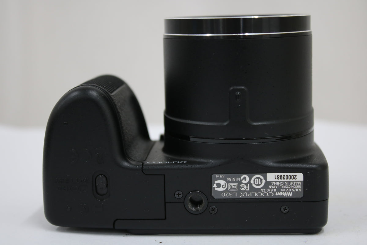 【便利な単三電池で使用可】ニコン Nikon COOLPIX L320 26x ブラック コンパクトデジタルカメラ 7