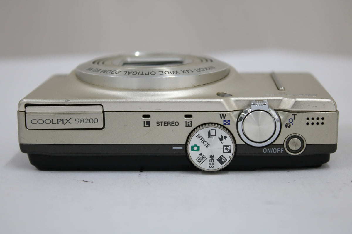 ニコン Nikon COOLPIX S8200 14x ゴールド バッテリー付き コンパクトデジタルカメラ 6