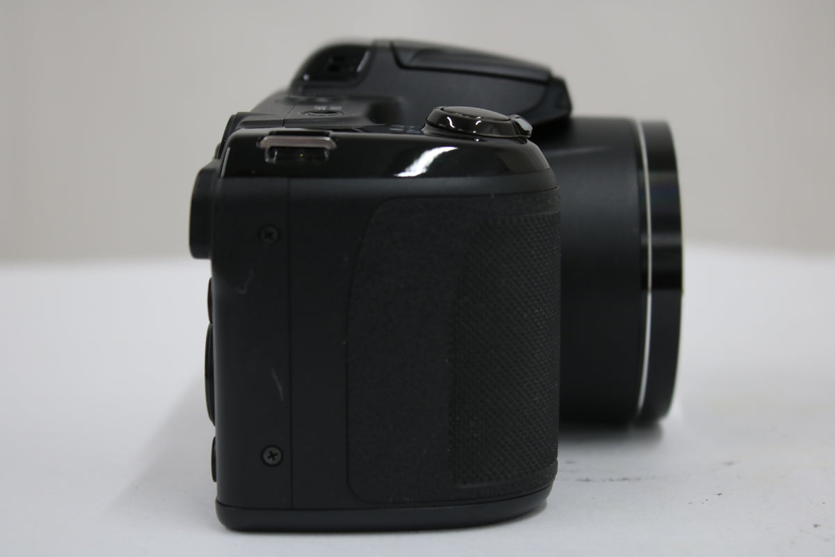 【便利な単三電池で使用可】ニコン Nikon COOLPIX L340 28x ブラック コンパクトデジタルカメラ 3