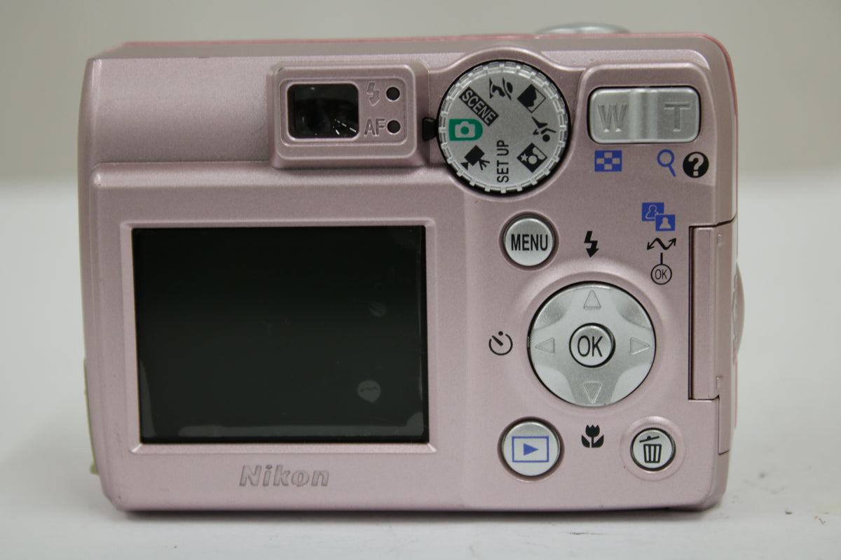 【便利な単三電池で使用可】ニコン Nikon COOLPIX 5600 ピンク コンパクトデジタルカメラ 4