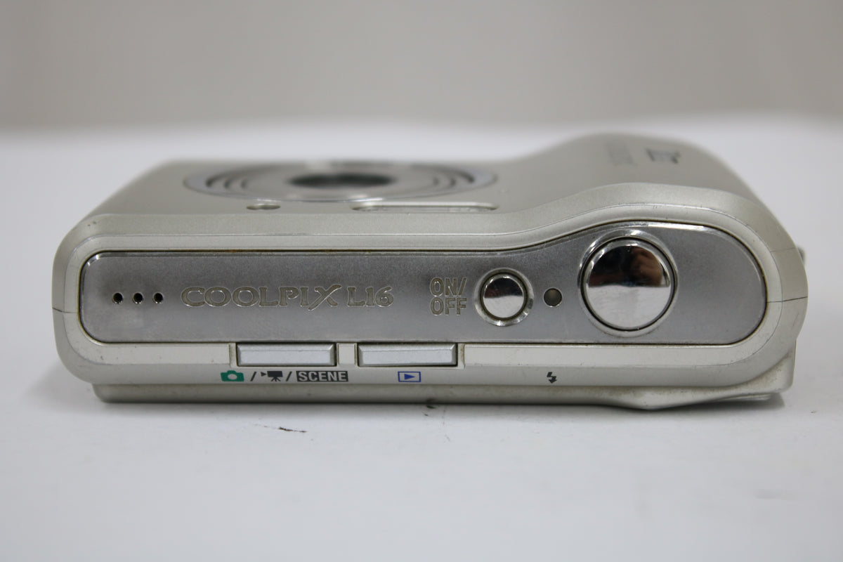 【便利な単三電池で使用可】ニコン Nikon COOLPIX L16 3x コンパクトデジタルカメラ 6
