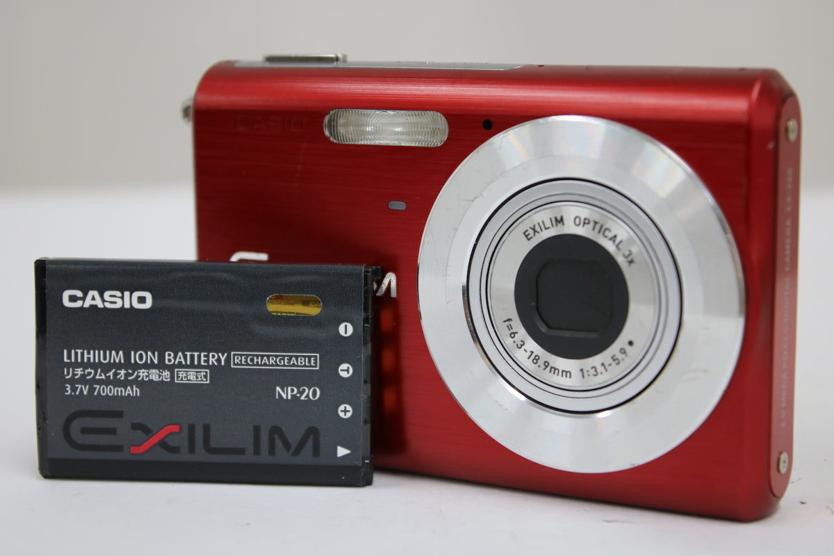 カシオ Casio EXILIM EX-Z60 3x レッド バッテリー付き コンパクトデジタルカメラ 1