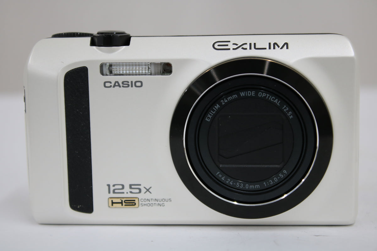 カシオ Casio EXILIM EX-ZR300 12.5x ホワイト バッテリー付き コンパクトデジタルカメラ 2