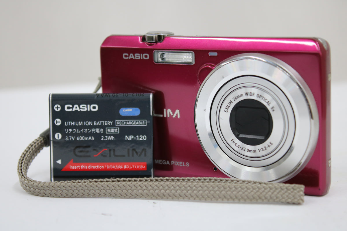 カシオ Casio EXILIM EX-ZS12 5x レッド バッテリー付き コンパクトデジタルカメラ 1