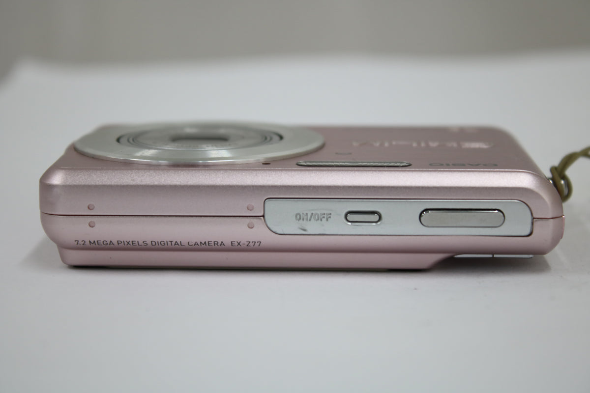 カシオ Casio EXILIM EX-Z77 3x ピンク バッテリー付き コンパクトデジタルカメラ 6