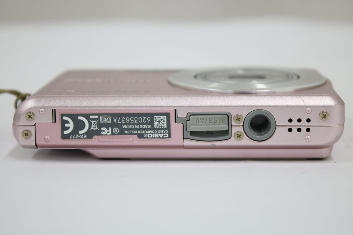 カシオ Casio EXILIM EX-Z77 3x ピンク バッテリー付き コンパクトデジタルカメラ 7