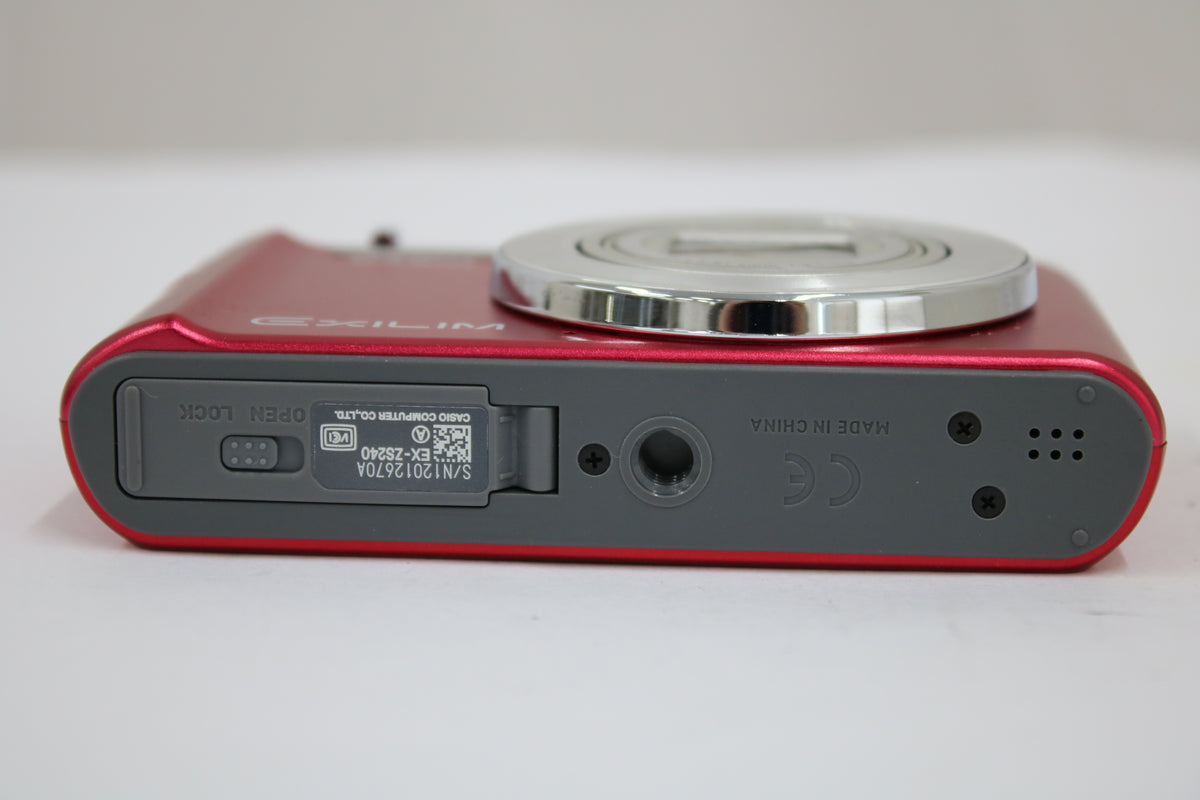 カシオ Casio EXILIM EX-ZS240 12x レッド バッテリー付き コンパクトデジタルカメラ 7