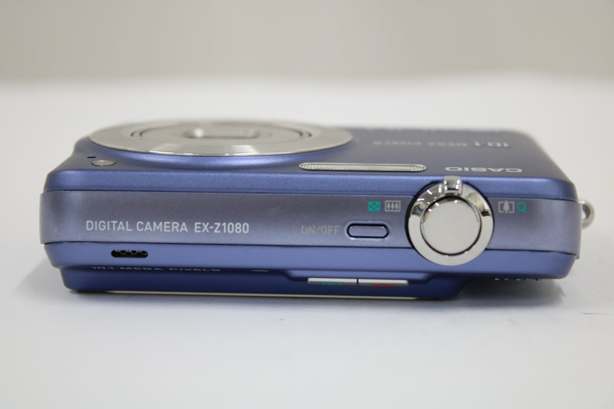 カシオ Casio EXILIM EX-Z1080 3x ブルー バッテリー付き コンパクトデジタルカメラ 6