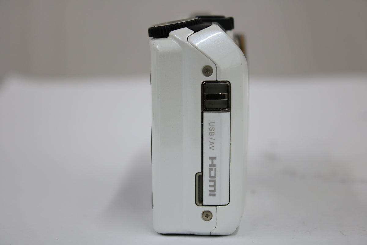 カシオ Casio EXILIM EX-ZR200 12.5x ホワイト バッテリー付き コンパクトデジタルカメラ 3