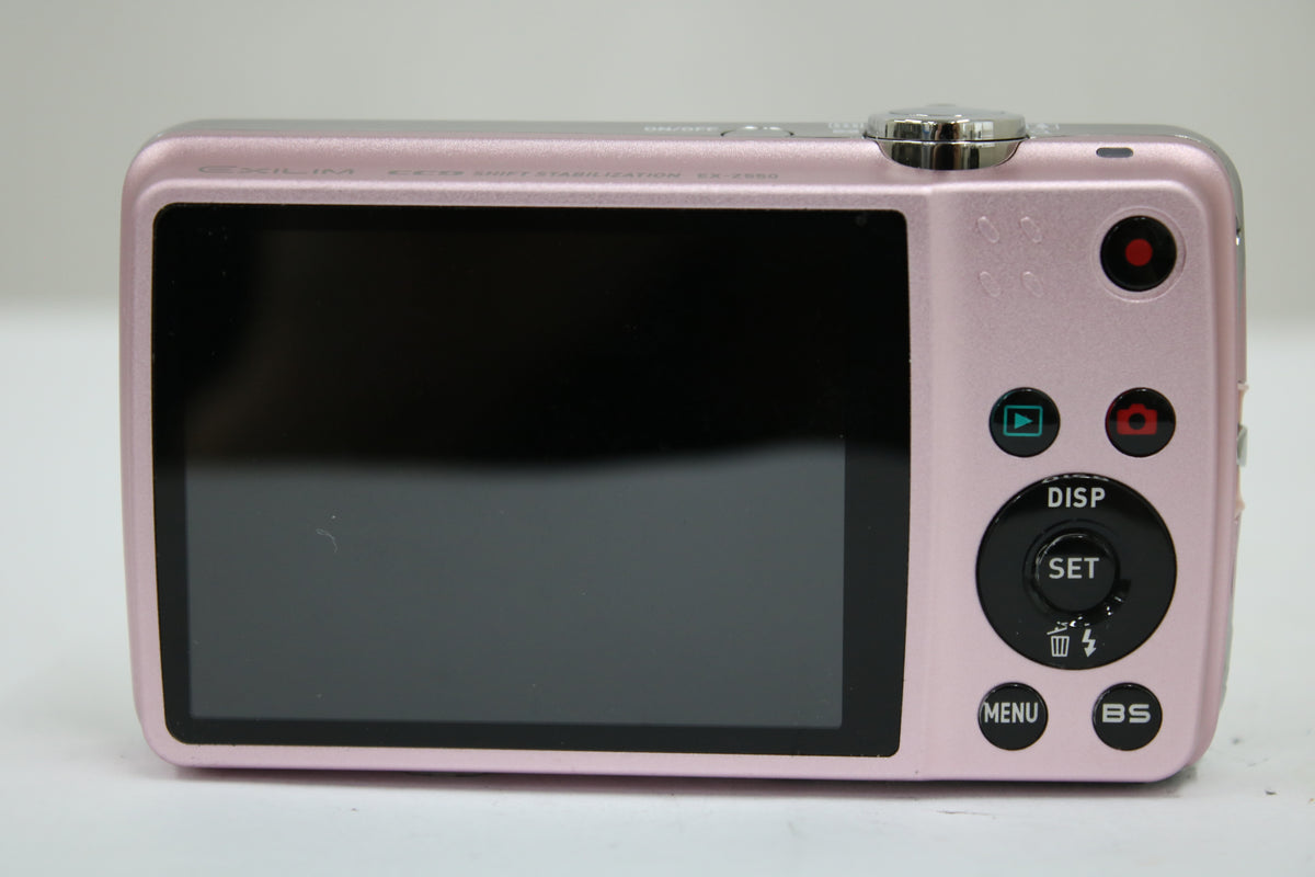 カシオ Casio EXILIM EX-Z550 4x ピンク バッテリー付き コンパクトデジタルカメラ 4