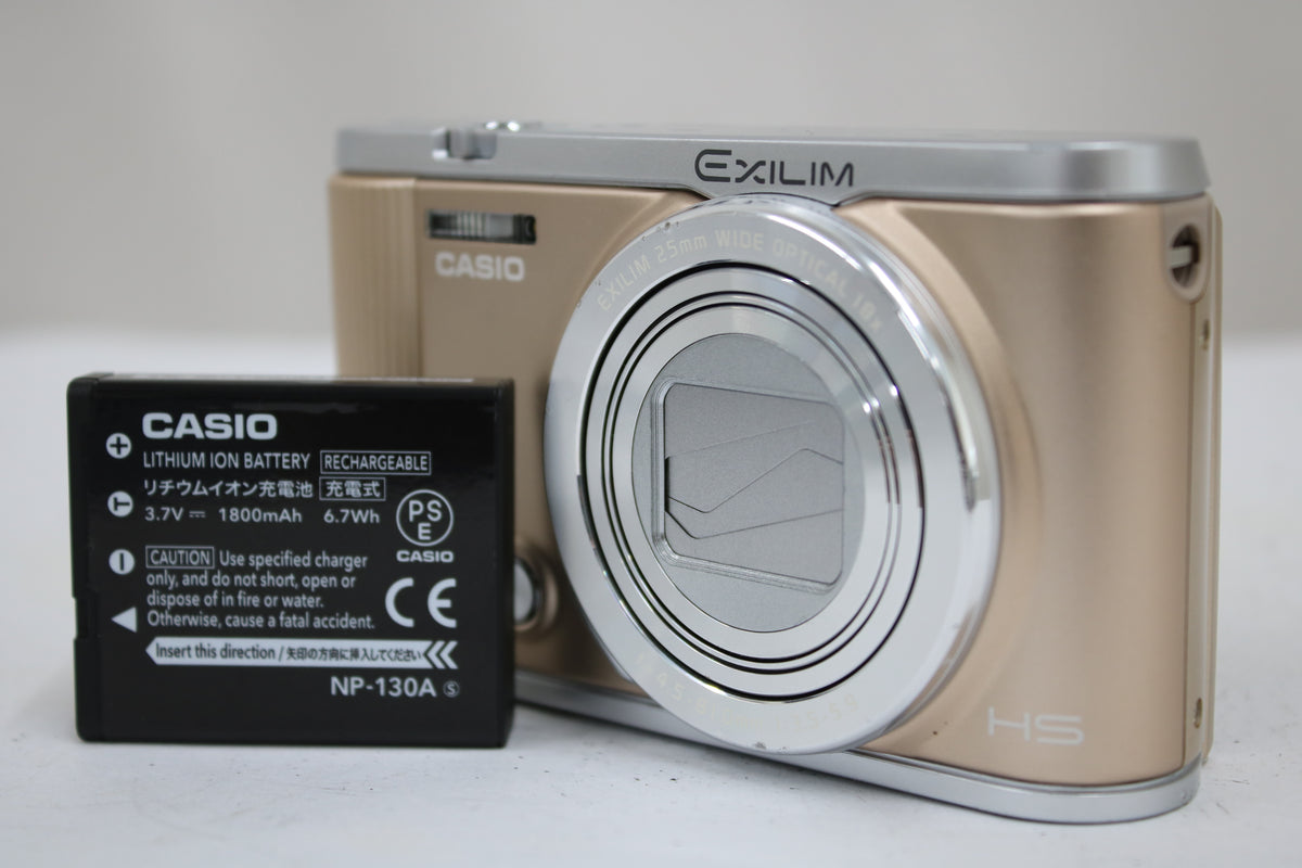 カシオ Casio EXILIM EX-ZR1800 18x ゴールド バッテリー付き コンパクトデジタルカメラ 1