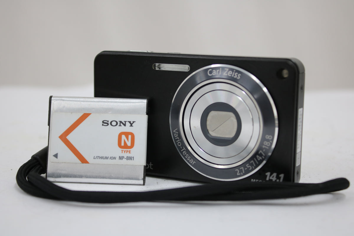 ソニー Sony Cyber-shot DSC-W350 4x ブラック バッテリー付き コンパクトデジタルカメラ 1