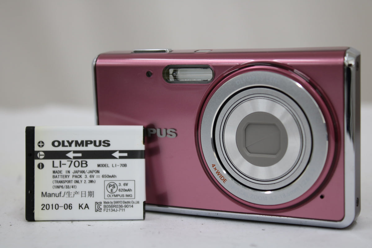 オリンパス Olympus FE-4020 4x ピンク バッテリー付き コンパクトデジタルカメラ 1