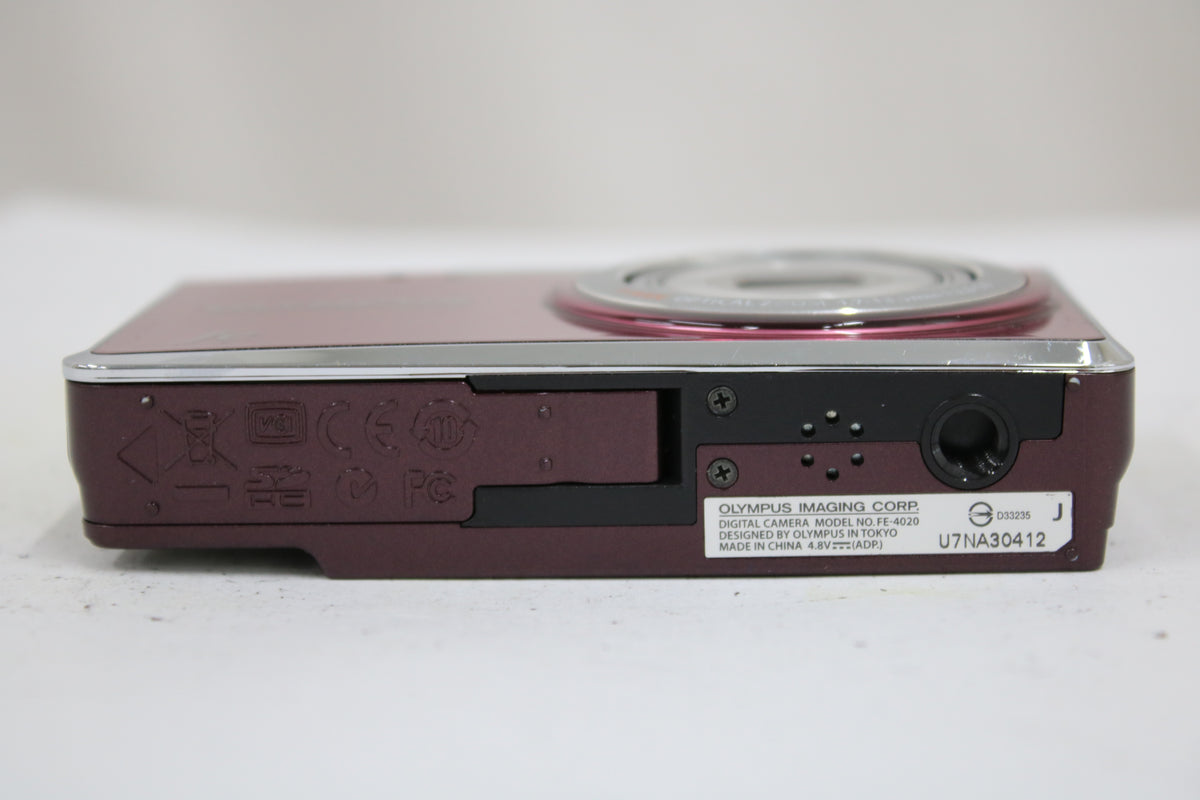 オリンパス Olympus FE-4020 4x ピンク バッテリー付き コンパクトデジタルカメラ 7