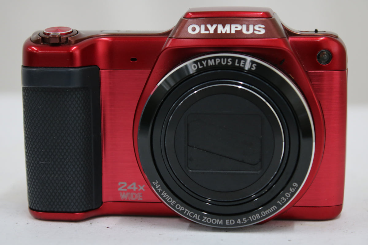 オリンパス Olympus STYLUS SZ-15 24x レッド バッテリー付き コンパクトデジタルカメラ 2