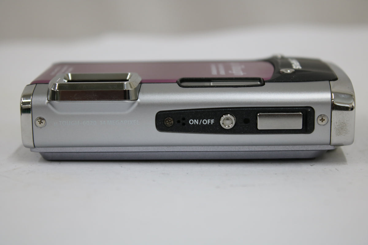 オリンパス Olympus μ mju Tough -6020 5.0x パープル バッテリー付き コンパクトデジタルカメラ 6