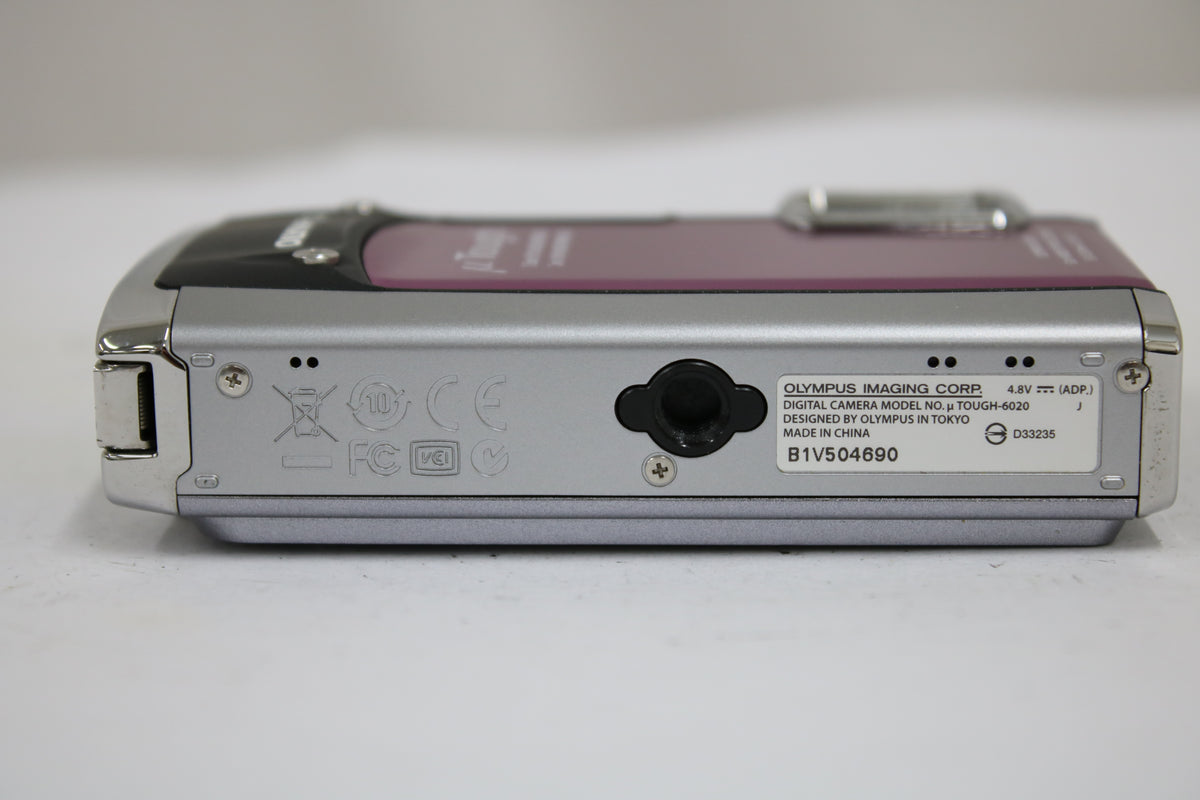 オリンパス Olympus μ mju Tough -6020 5.0x パープル バッテリー付き コンパクトデジタルカメラ 7